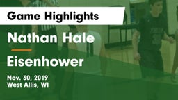 Nathan Hale  vs Eisenhower  Game Highlights - Nov. 30, 2019