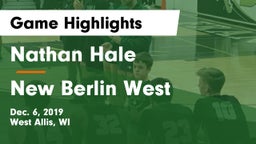 Nathan Hale  vs New Berlin West  Game Highlights - Dec. 6, 2019