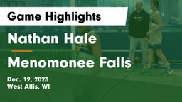 Nathan Hale  vs Menomonee Falls  Game Highlights - Dec. 19, 2023