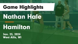 Nathan Hale  vs Hamilton  Game Highlights - Jan. 23, 2024