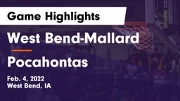 West Bend-Mallard  vs Pocahontas  Game Highlights - Feb. 4, 2022