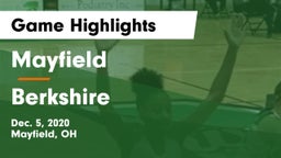 Mayfield  vs Berkshire  Game Highlights - Dec. 5, 2020