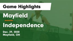 Mayfield  vs Independence  Game Highlights - Dec. 29, 2020
