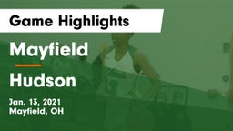 Mayfield  vs Hudson  Game Highlights - Jan. 13, 2021