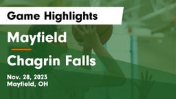 Mayfield  vs Chagrin Falls  Game Highlights - Nov. 28, 2023