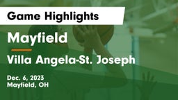 Mayfield  vs Villa Angela-St. Joseph Game Highlights - Dec. 6, 2023
