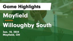 Mayfield  vs Willoughby South  Game Highlights - Jan. 10, 2024