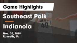 Southeast Polk  vs Indianola  Game Highlights - Nov. 20, 2018