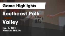 Southeast Polk  vs Valley  Game Highlights - Jan. 8, 2021
