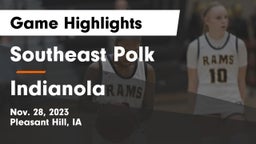 Southeast Polk  vs Indianola  Game Highlights - Nov. 28, 2023