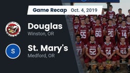 Recap: Douglas  vs. St. Mary's  2019