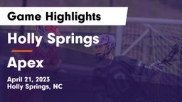Holly Springs  vs Apex  Game Highlights - April 21, 2023