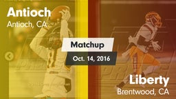 Matchup: Antioch  vs. Liberty  2016