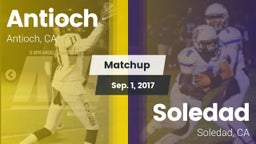 Matchup: Antioch  vs. Soledad  2017