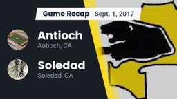 Recap: Antioch  vs. Soledad  2017