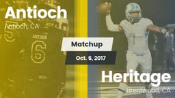 Matchup: Antioch  vs. Heritage  2017
