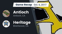 Recap: Antioch  vs. Heritage  2017