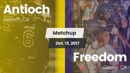 Matchup: Antioch  vs. Freedom  2017