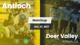 Matchup: Antioch  vs. Deer Valley  2017