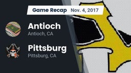 Recap: Antioch  vs. Pittsburg  2017