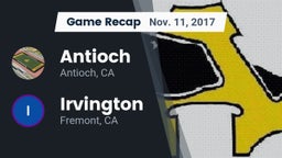 Recap: Antioch  vs. Irvington  2017