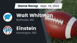Recap: Walt Whitman  vs. Einstein  2022