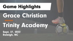 Grace Christian  vs Trinity Academy Game Highlights - Sept. 27, 2022