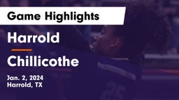 Harrold  vs Chillicothe  Game Highlights - Jan. 2, 2024