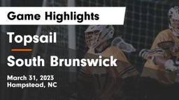 Topsail  vs South Brunswick  Game Highlights - March 31, 2023