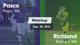 Matchup: Pasco  vs. Richland  2016