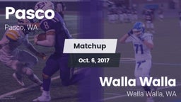 Matchup: Pasco  vs. Walla Walla  2017