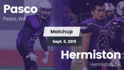 Matchup: Pasco  vs. Hermiston  2019