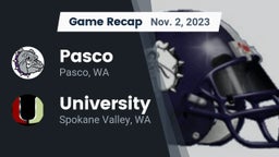 Recap: Pasco  vs. University  2023