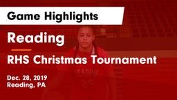 Reading  vs RHS Christmas Tournament Game Highlights - Dec. 28, 2019