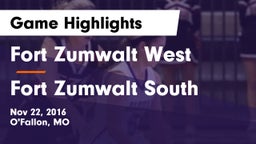 Fort Zumwalt West  vs Fort Zumwalt South  Game Highlights - Nov 22, 2016