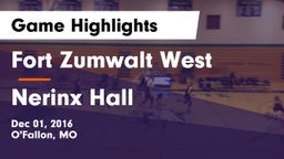 Fort Zumwalt West  vs Nerinx Hall  Game Highlights - Dec 01, 2016