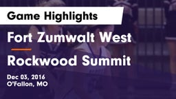 Fort Zumwalt West  vs Rockwood Summit  Game Highlights - Dec 03, 2016