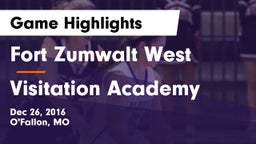 Fort Zumwalt West  vs Visitation Academy  Game Highlights - Dec 26, 2016
