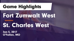 Fort Zumwalt West  vs St. Charles West  Game Highlights - Jan 5, 2017