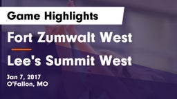 Fort Zumwalt West  vs Lee's Summit West  Game Highlights - Jan 7, 2017