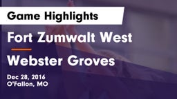 Fort Zumwalt West  vs Webster Groves  Game Highlights - Dec 28, 2016