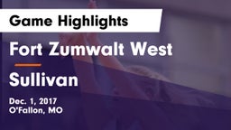 Fort Zumwalt West  vs Sullivan  Game Highlights - Dec. 1, 2017