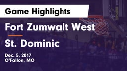 Fort Zumwalt West  vs St. Dominic  Game Highlights - Dec. 5, 2017