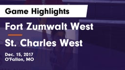 Fort Zumwalt West  vs St. Charles West  Game Highlights - Dec. 15, 2017