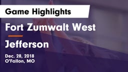 Fort Zumwalt West  vs Jefferson  Game Highlights - Dec. 28, 2018