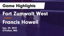 Fort Zumwalt West  vs Francis Howell  Game Highlights - Jan. 29, 2019