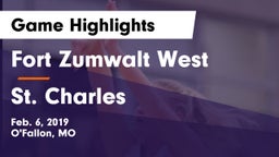 Fort Zumwalt West  vs St. Charles  Game Highlights - Feb. 6, 2019