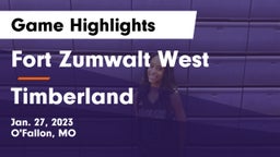 Fort Zumwalt West  vs Timberland  Game Highlights - Jan. 27, 2023