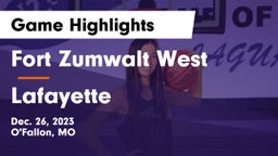 Fort Zumwalt West  vs Lafayette  Game Highlights - Dec. 26, 2023