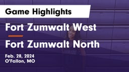Fort Zumwalt West  vs Fort Zumwalt North  Game Highlights - Feb. 28, 2024